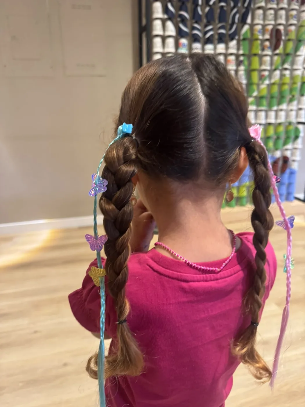 Resultado de trenzas con cintas de colores